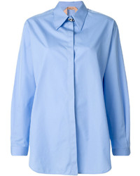 Женская голубая рубашка от No.21