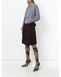 Женская голубая рубашка от Balenciaga