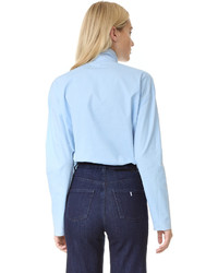 Женская голубая рубашка от Suno
