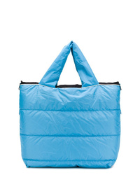 Голубая стеганая большая сумка от dorothee schumacher
