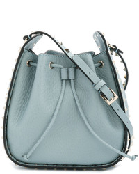 Голубая сумка-мешок от Valentino