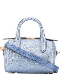 Женская голубая сумка от Anya Hindmarch