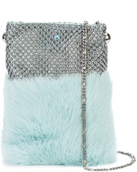 Женская голубая сумка от Laura B