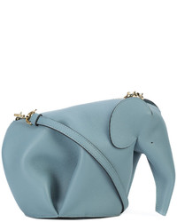 Женская голубая сумка от Loewe