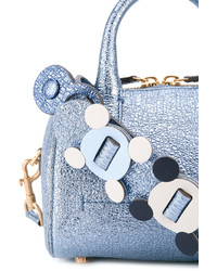 Женская голубая сумка от Anya Hindmarch