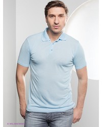 Мужская голубая футболка-поло от Al Franco