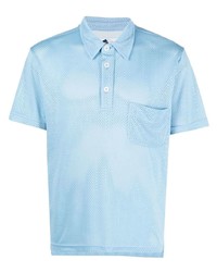 Мужская голубая футболка-поло от Anglozine