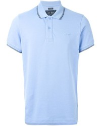 Мужская голубая футболка-поло от Armani Jeans