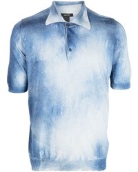 Мужская голубая футболка-поло от Avant Toi