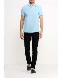 Мужская голубая футболка-поло от Baon