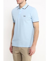 Мужская голубая футболка-поло от Boss Green