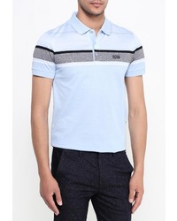 Мужская голубая футболка-поло от Boss Green