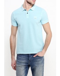 Мужская голубая футболка-поло от Boss Orange