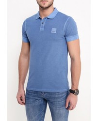 Мужская голубая футболка-поло от Boss Orange