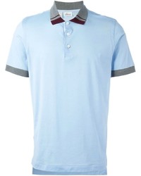 Мужская голубая футболка-поло от Brioni