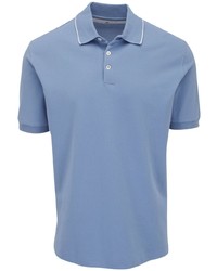 Мужская голубая футболка-поло от Brunello Cucinelli