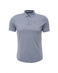 Мужская голубая футболка-поло от C.P. Company