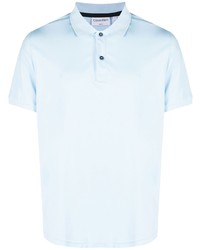 Мужская голубая футболка-поло от Calvin Klein