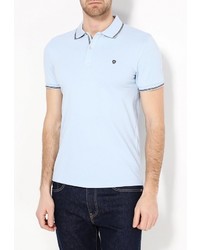 Мужская голубая футболка-поло от Celio