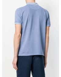 Мужская голубая футболка-поло от Woolrich