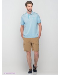 Мужская голубая футболка-поло от Claudio Campione