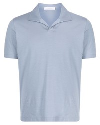Мужская голубая футболка-поло от Cruciani