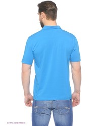 Мужская голубая футболка-поло от D.S