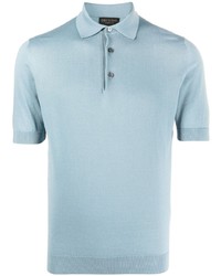 Мужская голубая футболка-поло от Dell'oglio