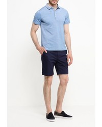 Мужская голубая футболка-поло от DKNY