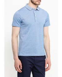 Мужская голубая футболка-поло от DKNY