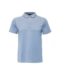 Мужская голубая футболка-поло от DKNY