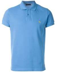 Мужская голубая футболка-поло от Etro