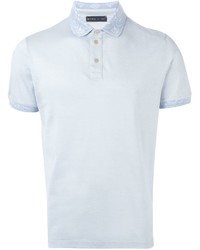 Мужская голубая футболка-поло от Etro