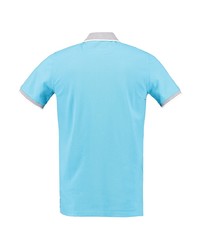 Мужская голубая футболка-поло от Florentino