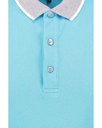 Мужская голубая футболка-поло от Florentino