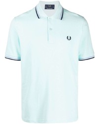 Мужская голубая футболка-поло от Fred Perry