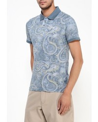 Мужская голубая футболка-поло от Fresh Brand