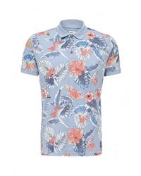 Мужская голубая футболка-поло от Fresh Brand