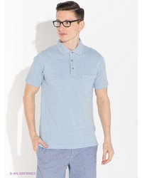 Мужская голубая футболка-поло от Greg Horman