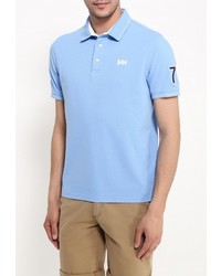 Мужская голубая футболка-поло от Helly Hansen