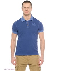 Мужская голубая футболка-поло от Icepeak