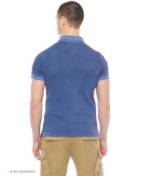 Мужская голубая футболка-поло от Icepeak