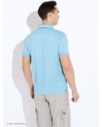 Мужская голубая футболка-поло от LERROS