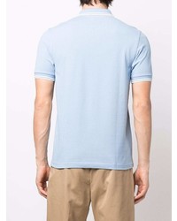 Мужская голубая футболка-поло от Fred Perry