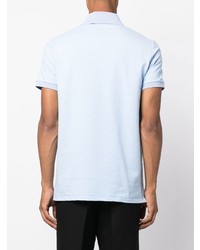 Мужская голубая футболка-поло от Balmain