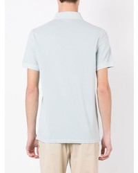 Мужская голубая футболка-поло от BOSS
