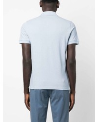Мужская голубая футболка-поло от Corneliani