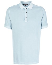 Мужская голубая футболка-поло от Michael Kors