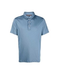 Мужская голубая футболка-поло от Michael Kors