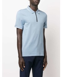 Мужская голубая футболка-поло от Michael Kors Collection